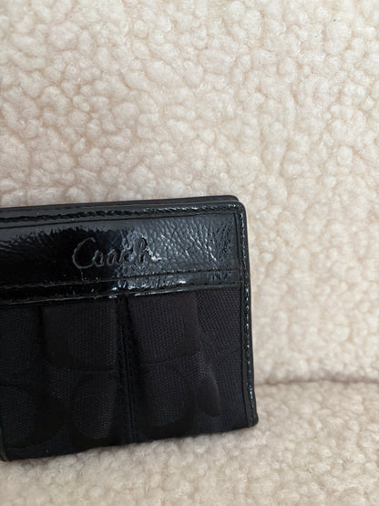 SIGNATURE C COACH MINI WALLET