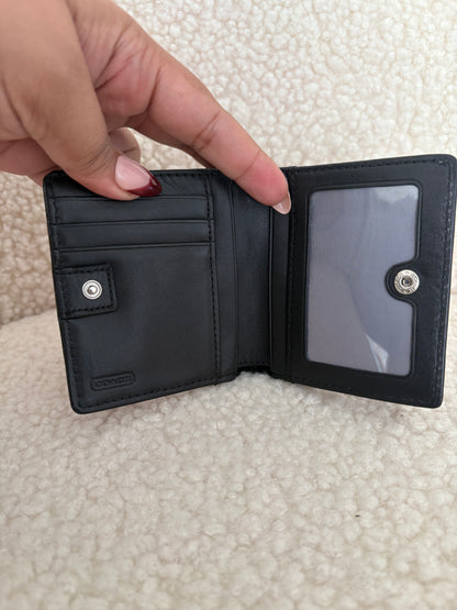 SIGNATURE C COACH MINI WALLET