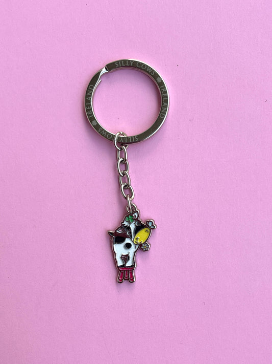 SILLY COW KEYCHAIN
