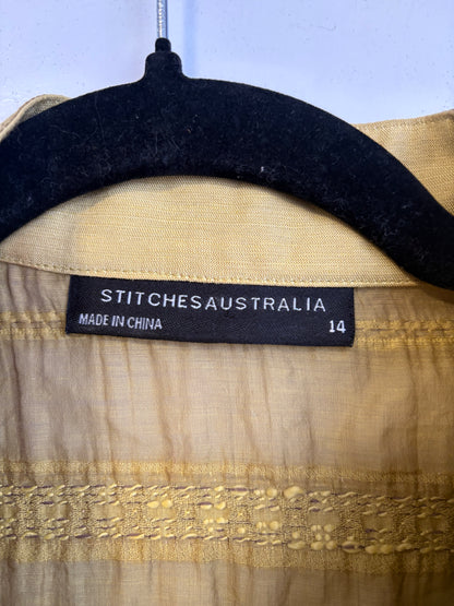 STITCHES AUSTRALIA BUTTON UP
