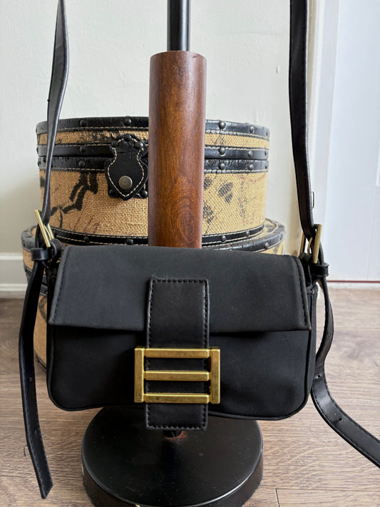 SUEDE BAGUETTE BAG