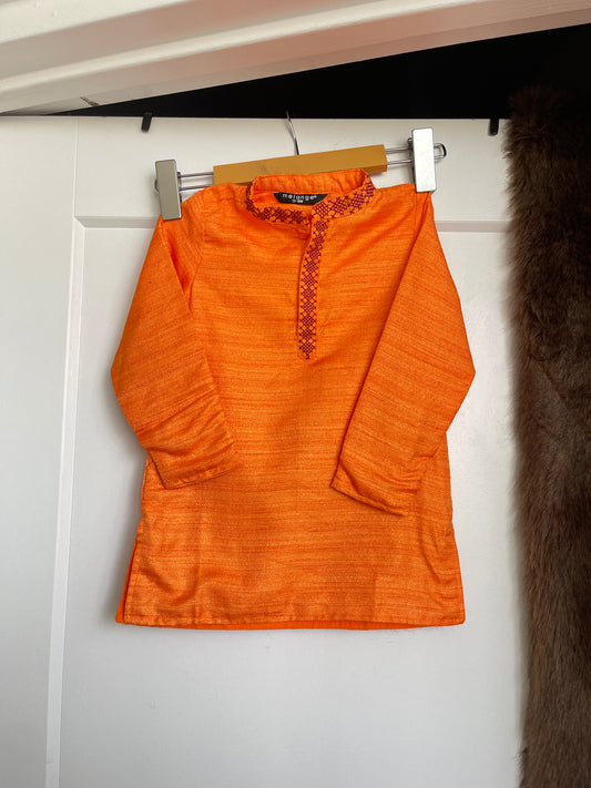 TODDLERS THREADWORK KURTA