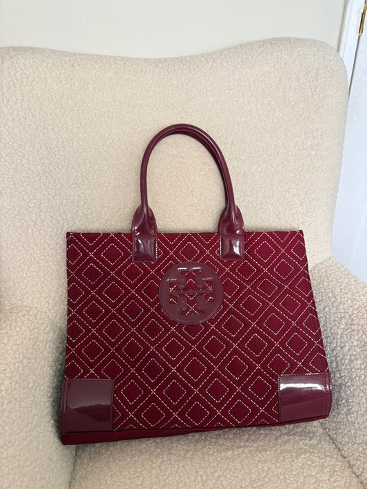 TORY BURCH CANVAS TOTE BAG