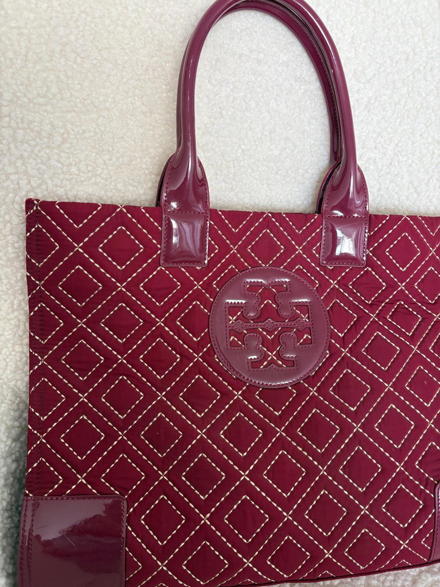 TORY BURCH CANVAS TOTE BAG