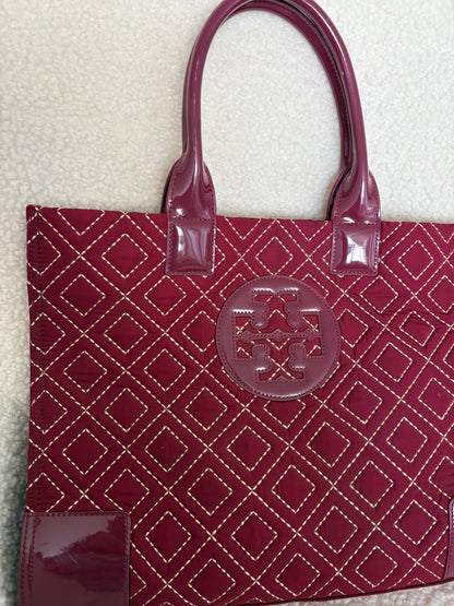 TORY BURCH CANVAS TOTE BAG
