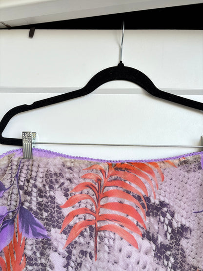 TROPICAL PRINTED MAXI SKIRT