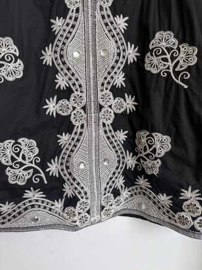 URBAN BEHAVIOUR BLACK EMBELLISHED SKIRT - XS