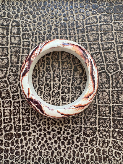 VINTAGE ANIMAL PRINT BANGLE