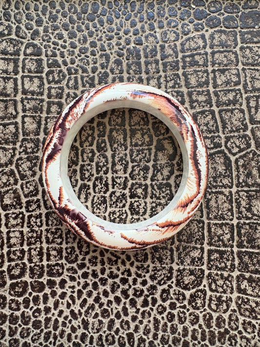 VINTAGE ANIMAL PRINT BANGLE
