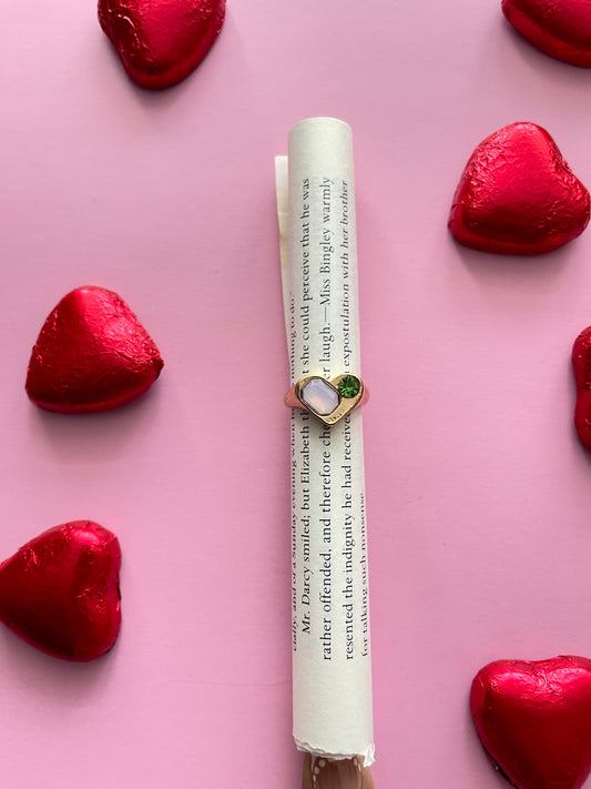 VINTAGE AVON HEART RING
