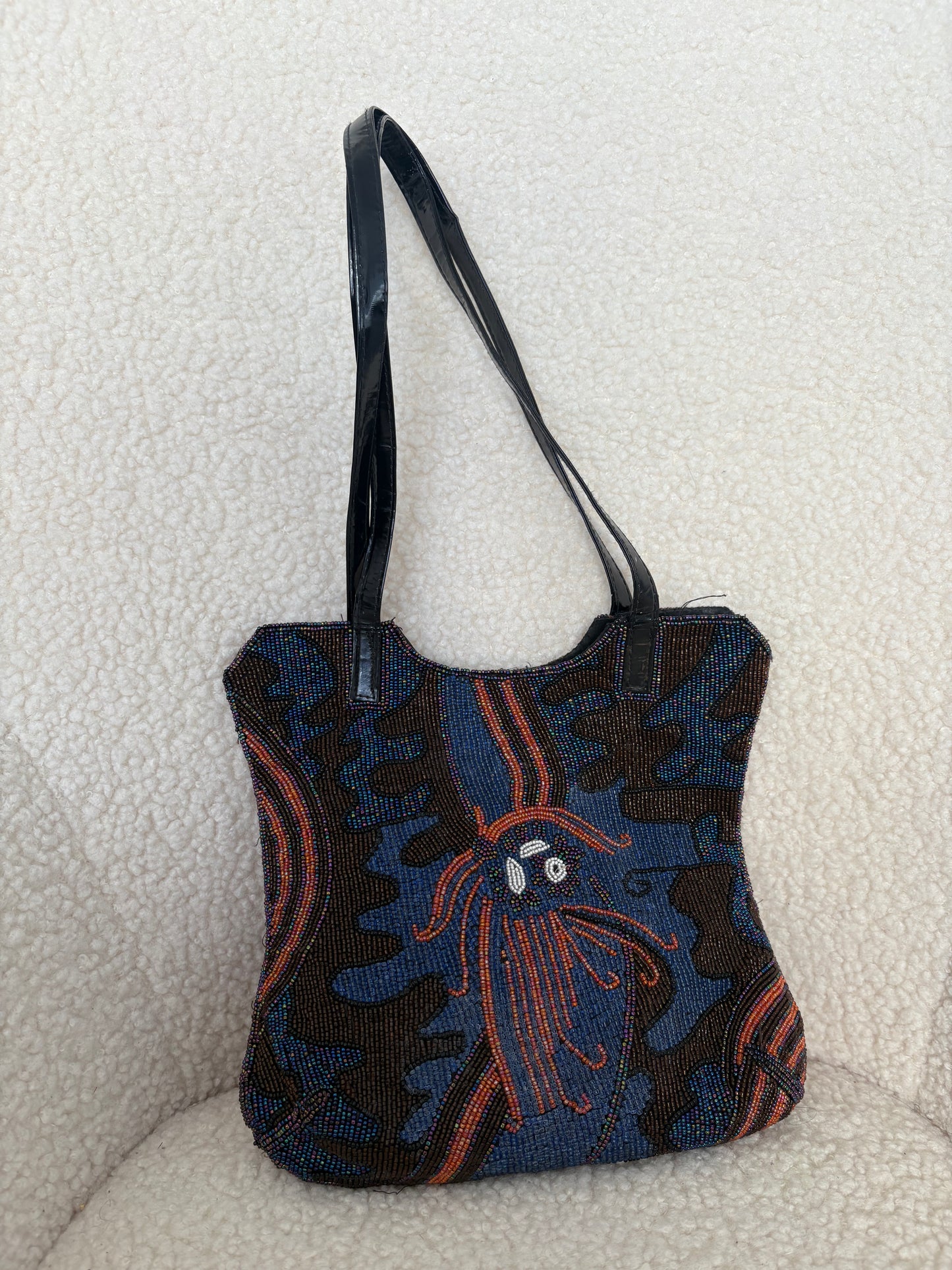 VINTAGE BEADED ART DECO BAG