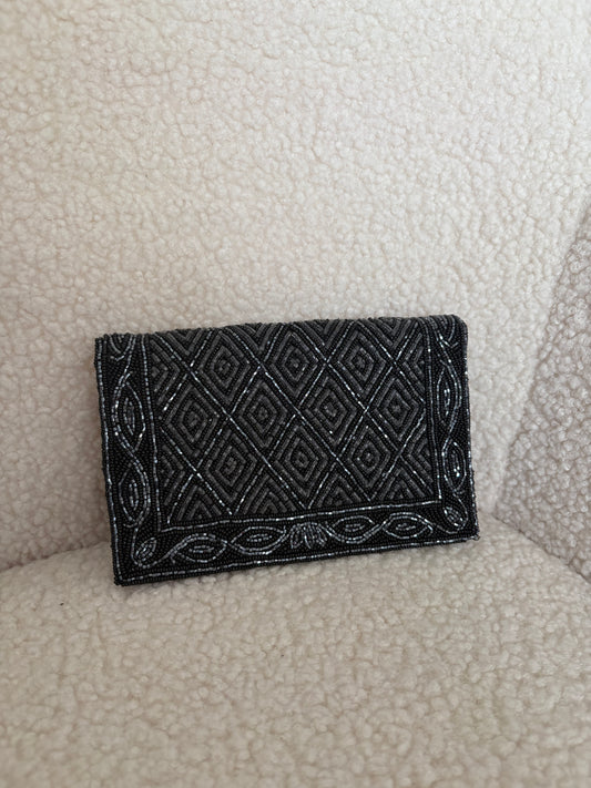 VINTAGE BEADED CLUTCH