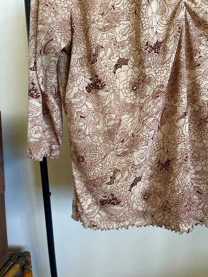 VINTAGE BEECHERS BROOK PAISLEY TOP