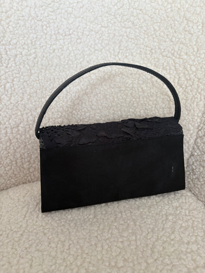 VINTAGE BLACK SEQUIN BAG