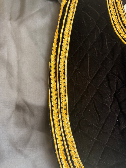 VINTAGE BLACK VEST  - S