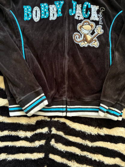 VINTAGE BOBBY JACK VELOUR KIDS HOODIE  - 8