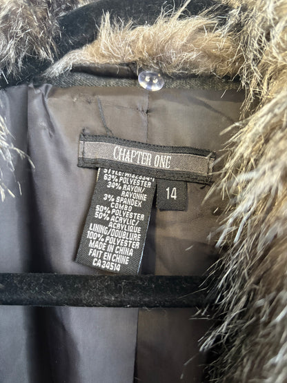 VINTAGE CHAPTER ONE BLAZER WITH REMOVABLE TRIM FUR