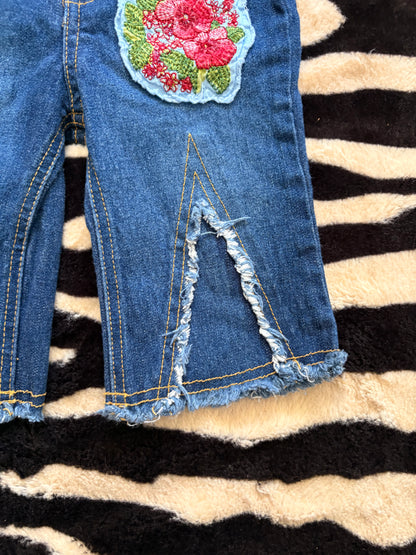VINTAGE CHILDRENS PLACE DENIM BELLBOTTOM JEANS  - 3M