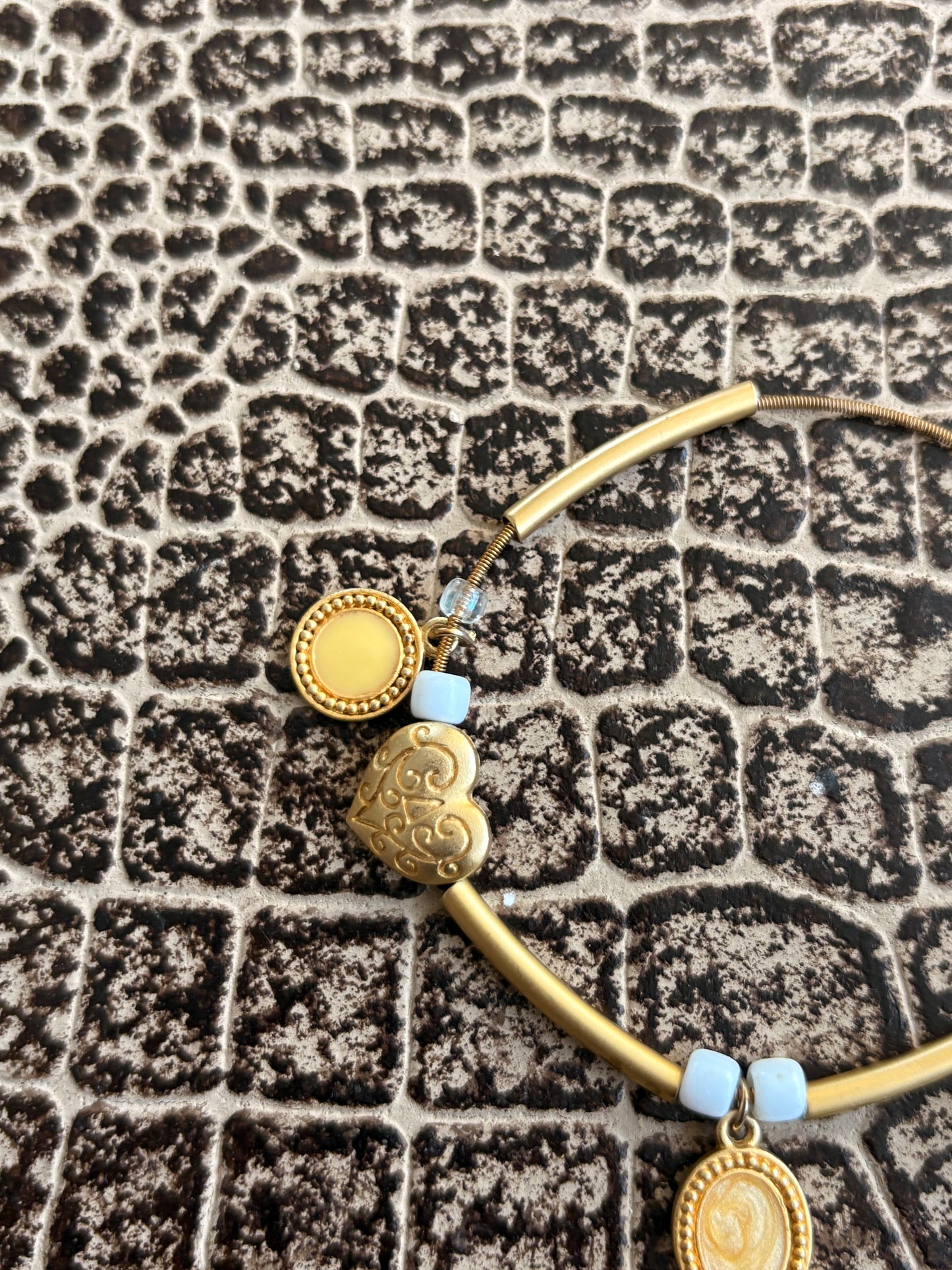VINTAGE CHOCOLATE BOX CHARM BRACELET