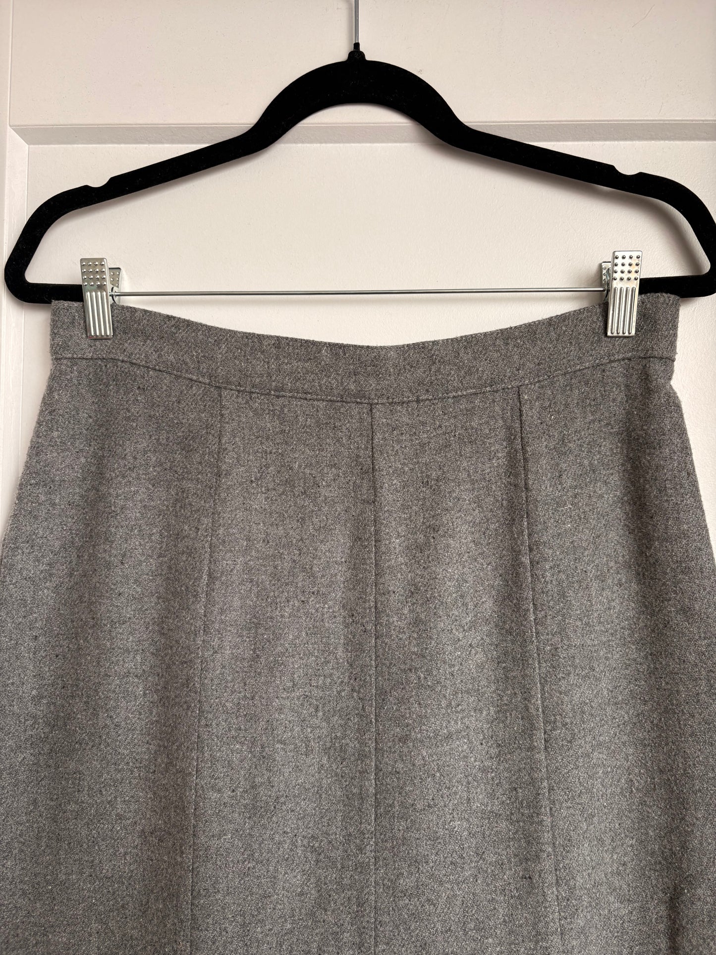 VINTAGE CLOTHES TO YOU GREY PLEATED MIDI SKIRT - 13
