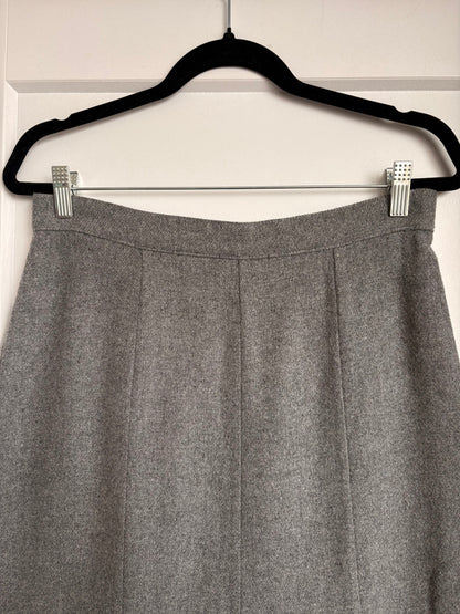 VINTAGE CLOTHES TO YOU GREY PLEATED MIDI SKIRT - 13