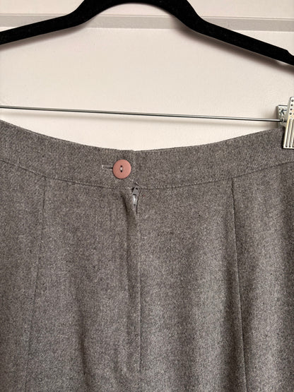 VINTAGE CLOTHES TO YOU GREY PLEATED MIDI SKIRT - 13