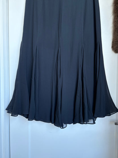 VINTAGE DANA BUCHMAN MIDI SKIRT