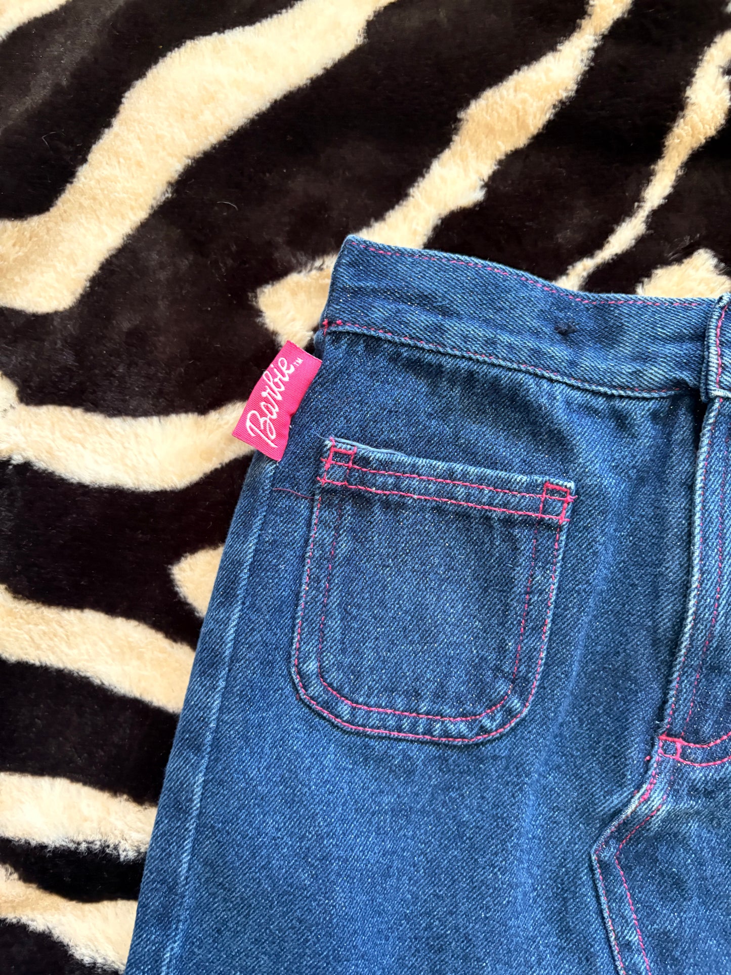 VINTAGE DENIM KIDS BARBIE SKIRT  - 5