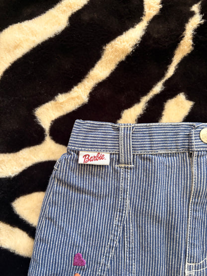 VINTAGE DENIM STRIPES KIDS BARBIE SKIRT  - 4