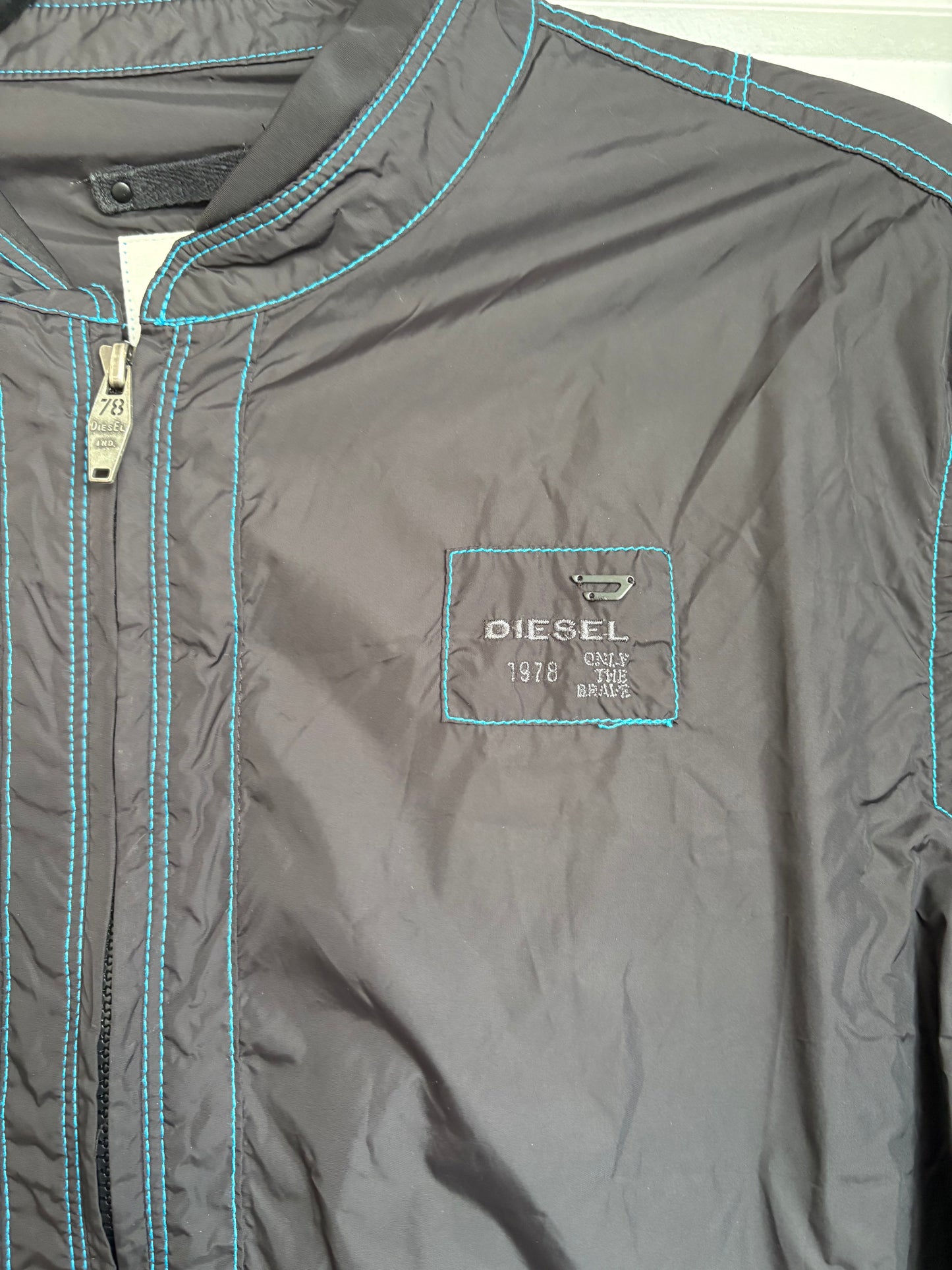 VINTAGE DIESEL WINDBREAKER JACKET - L