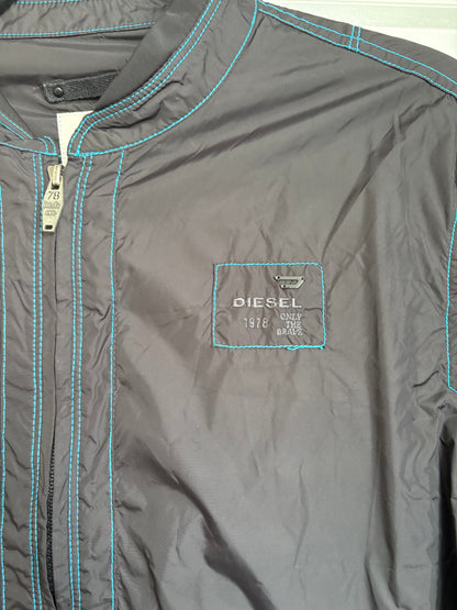 VINTAGE DIESEL WINDBREAKER JACKET - L