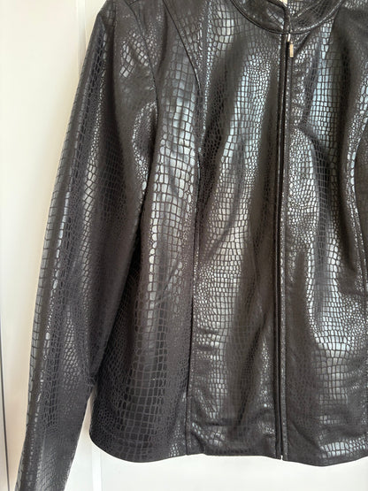 VINTAGE FAUX LEATHER JACKET