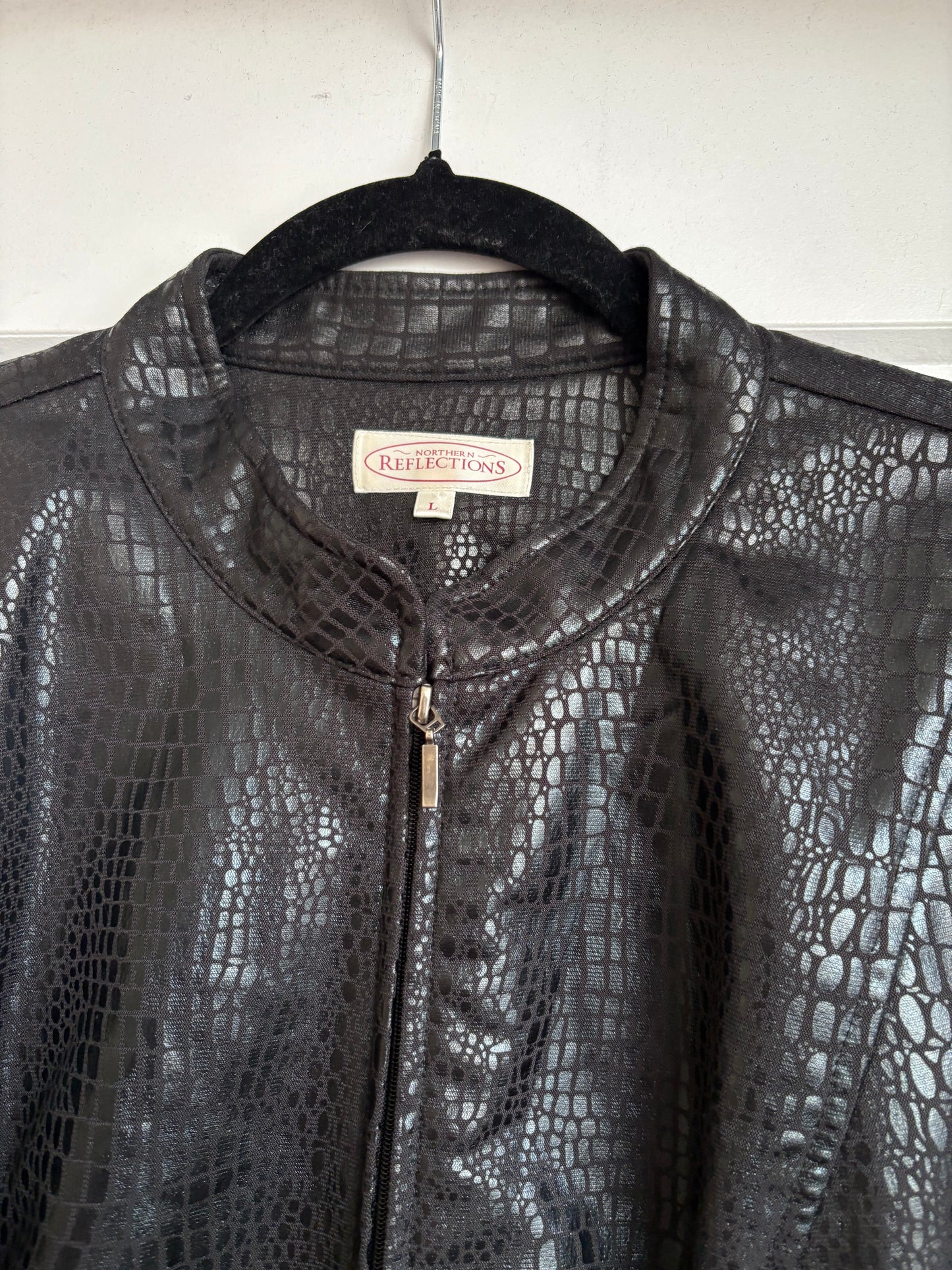 VINTAGE FAUX LEATHER JACKET
