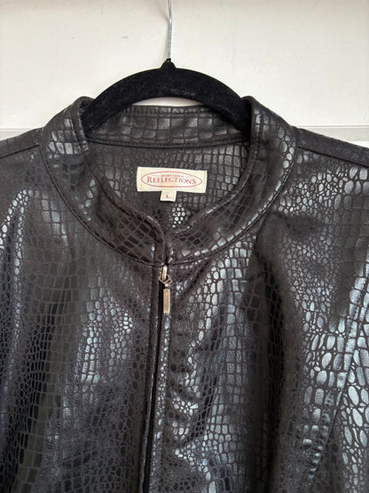 VINTAGE FAUX LEATHER JACKET