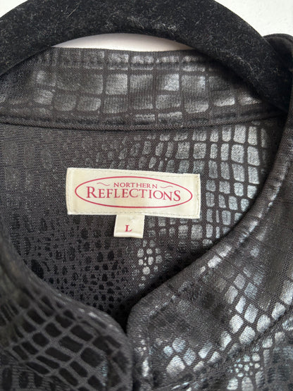 VINTAGE FAUX LEATHER JACKET