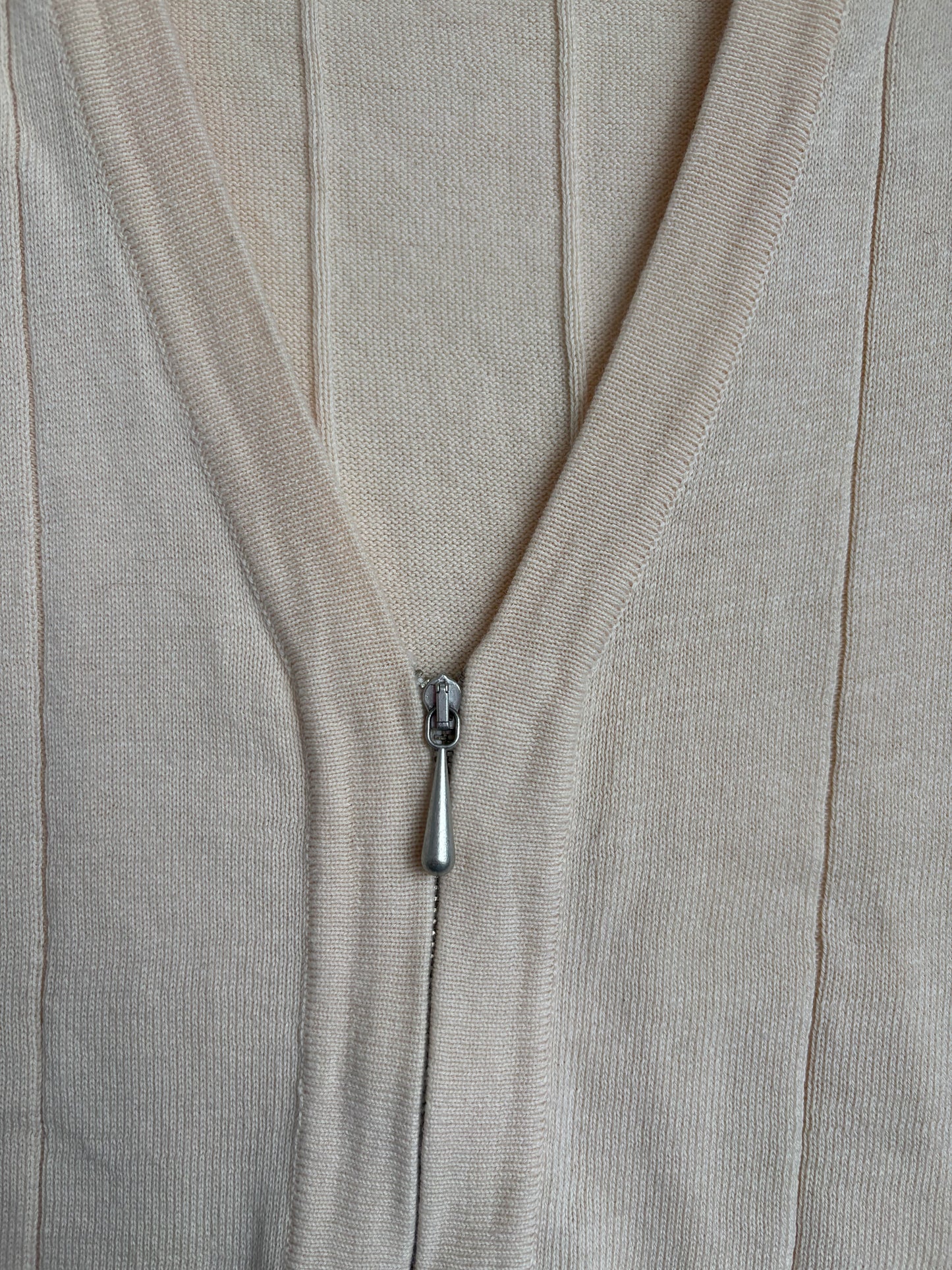 VINTAGE FILAS SWEATER ZIP UP VEST - S