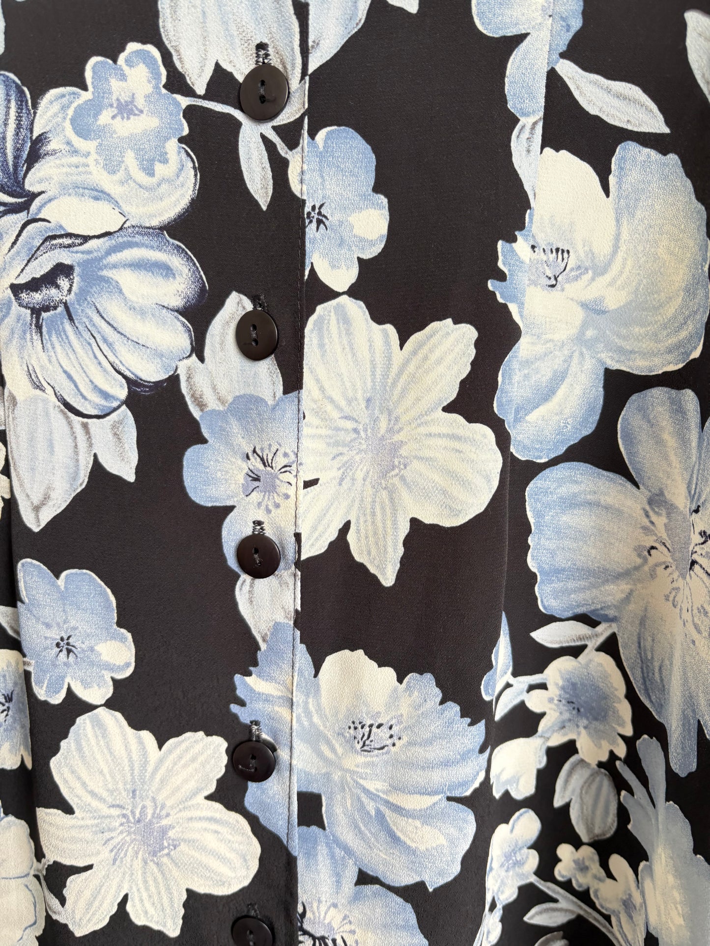 VINTAGE FLORAL BUTTON UP DRESS