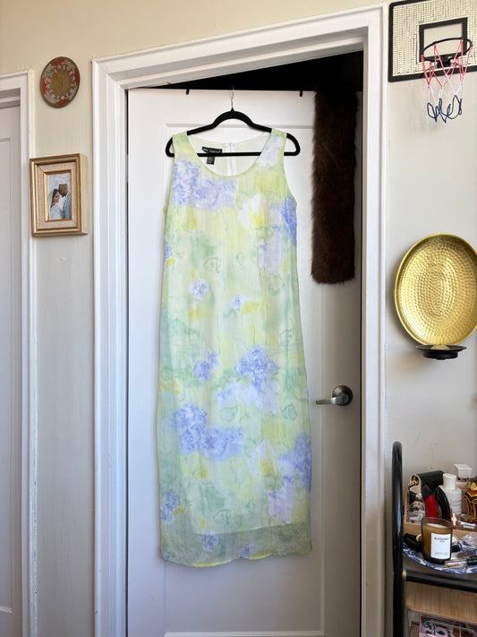 VINTAGE FLORAL MAXI DRESS