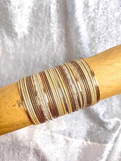 VINTAGE GOLD BANGLES