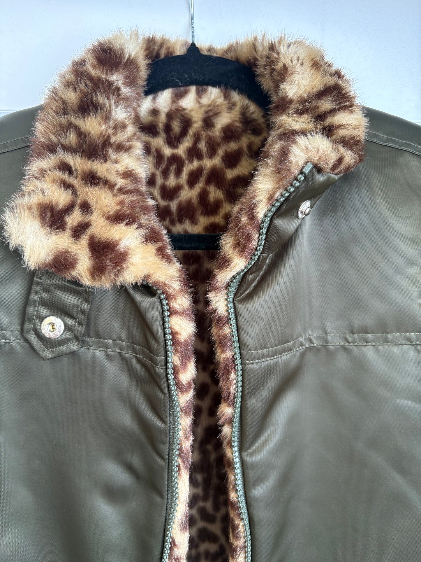 VINTAGE GUESS REVERSIBLE VEST - M