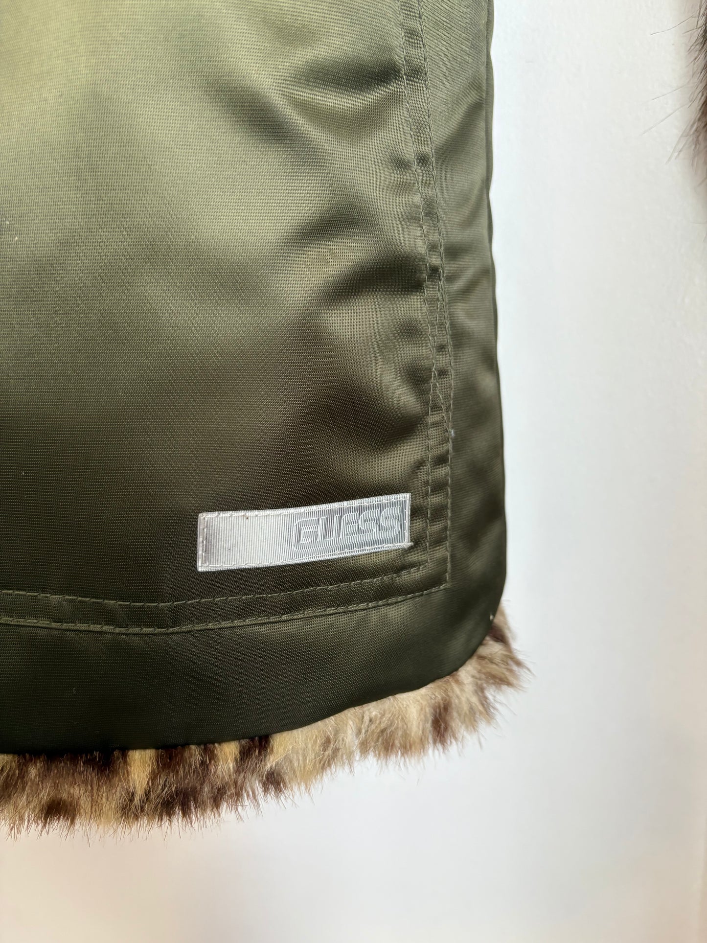 VINTAGE GUESS REVERSIBLE VEST - M