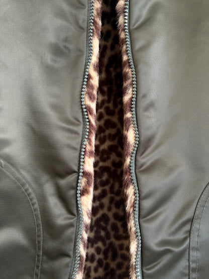 VINTAGE GUESS REVERSIBLE VEST - M