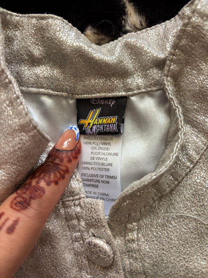 VINTAGE HANNAH MONTANA CROPPED JACKET - S