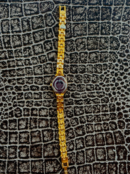 VINTAGE ICE CASTLE WATCH WITH DIAMONDS