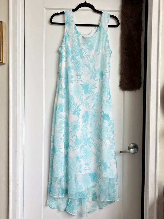 VINTAGE JESSICA FLORAL DRESS - M