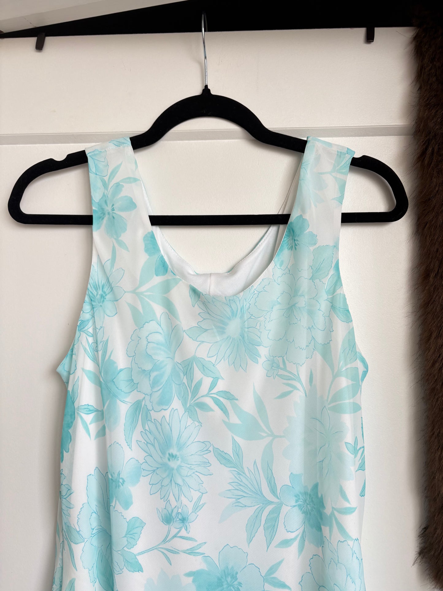 VINTAGE JESSICA FLORAL DRESS - M