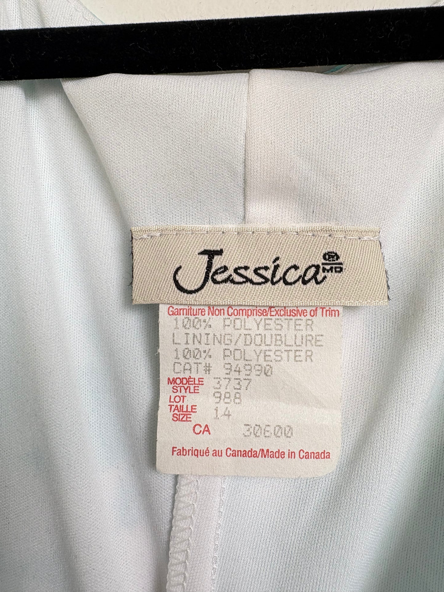 VINTAGE JESSICA FLORAL DRESS - M
