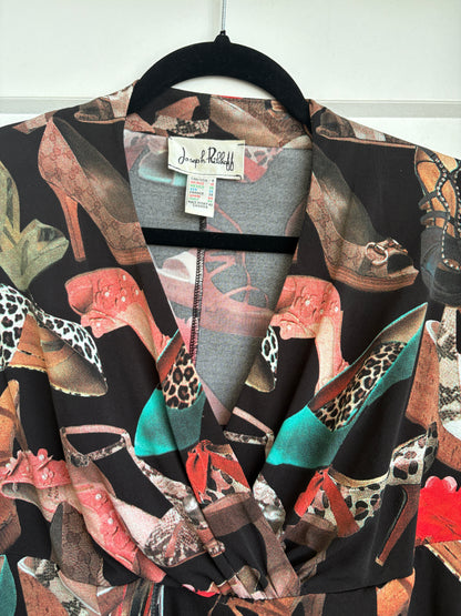 VINTAGE JOSEPH RIBKOFF DESIGNER HEEL TOP