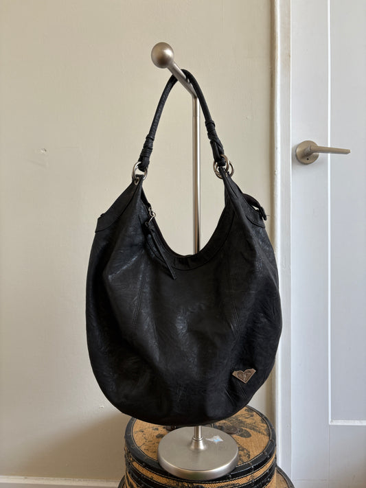 VINTAGE LEATHER BOHO ROXY SHOULDER BAG