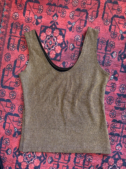 VINTAGE LE CHATEAU GOLD TANK - L